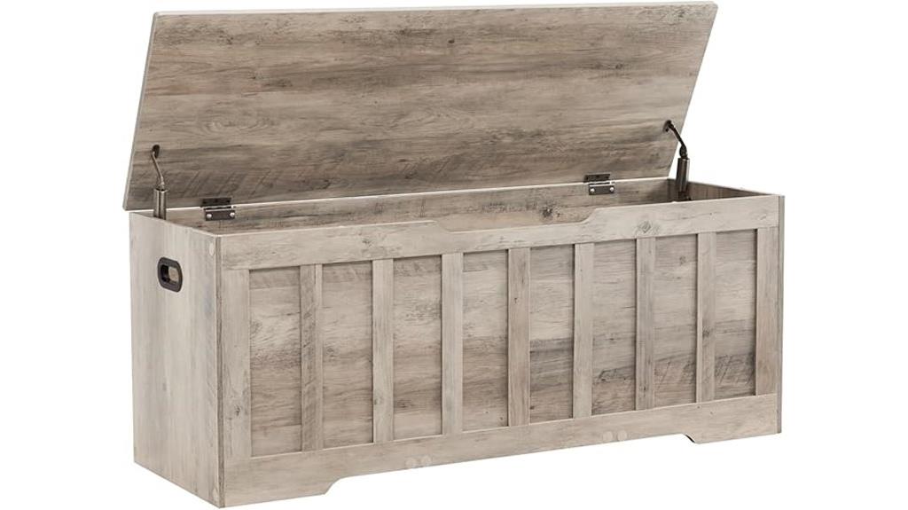 wooden storage bench dimensions