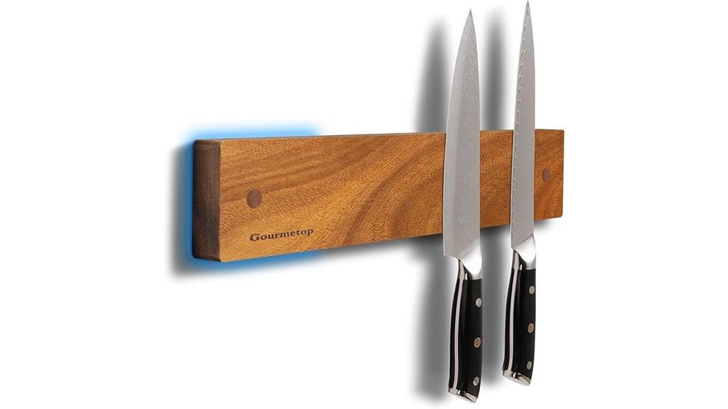 wooden wall knife organizer