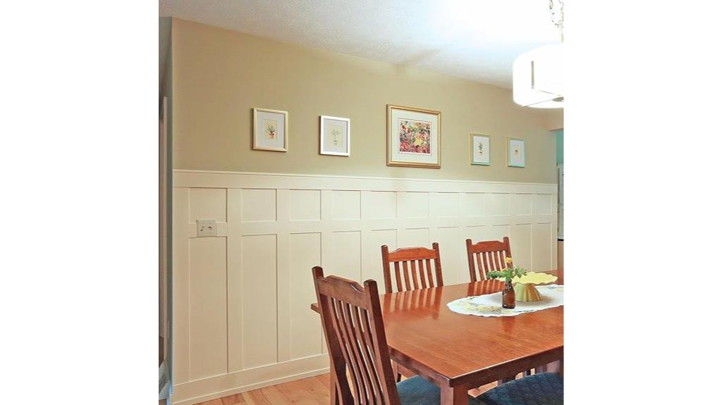 wooden wall paneling kit