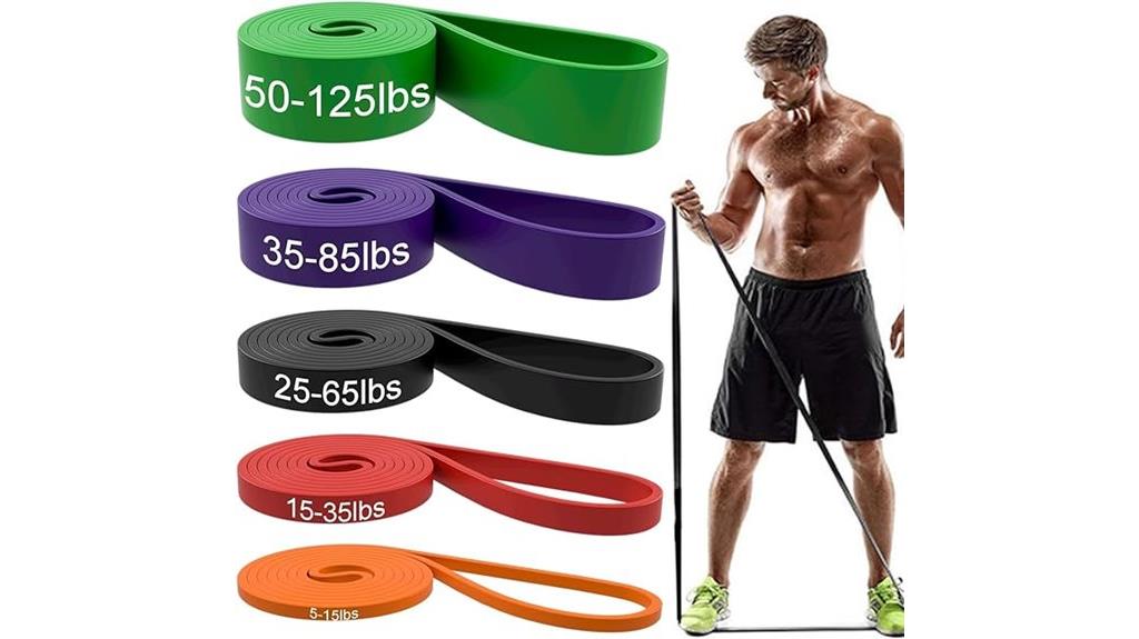 workout and therapy bands
