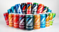 zero sugar energy drink selection