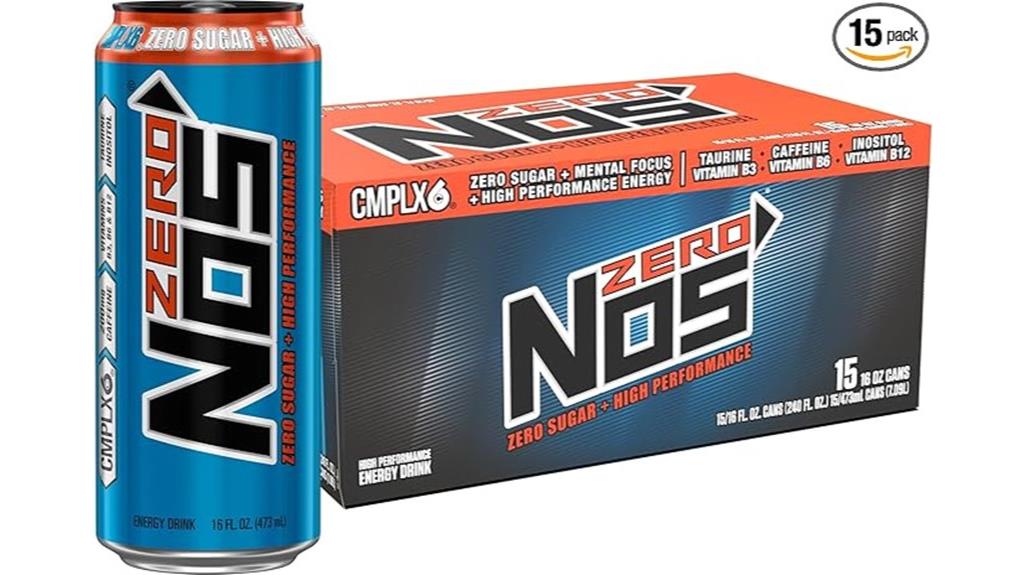 zero sugar energy pack