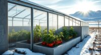 ak greenhouse thermal mass