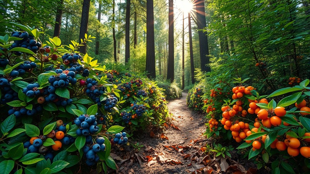 berry picking blueberries to salmonberries