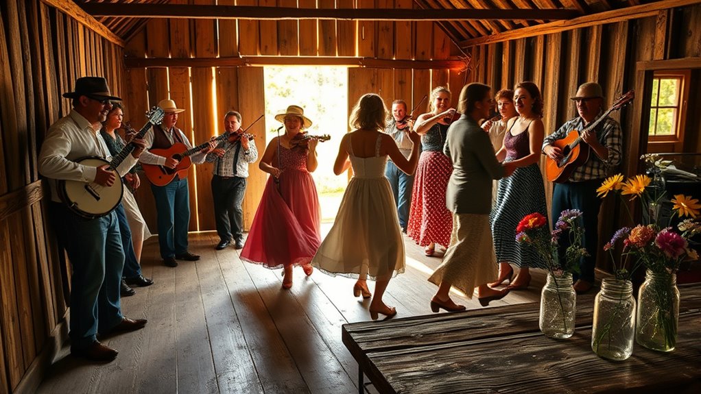 bluegrass music barn dance