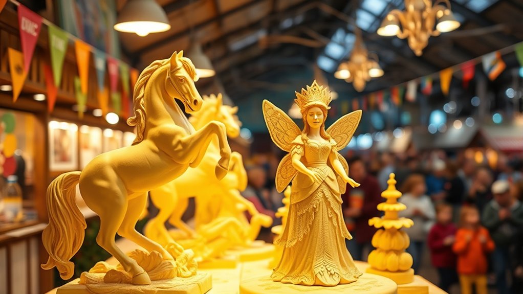 butter sculptures celebrate agricultural heritage