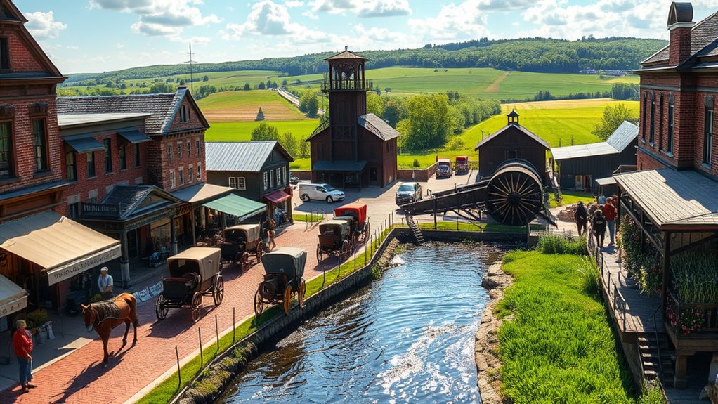 canal towns prosperity