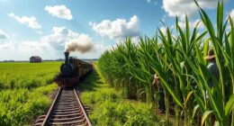 cane field railway transport