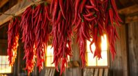 chili ristras harvest season