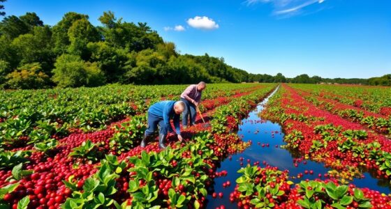 cranberry harvesting in new jersey