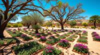 desert gardens with shade