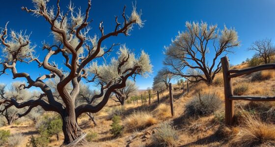 desert plants and barriers