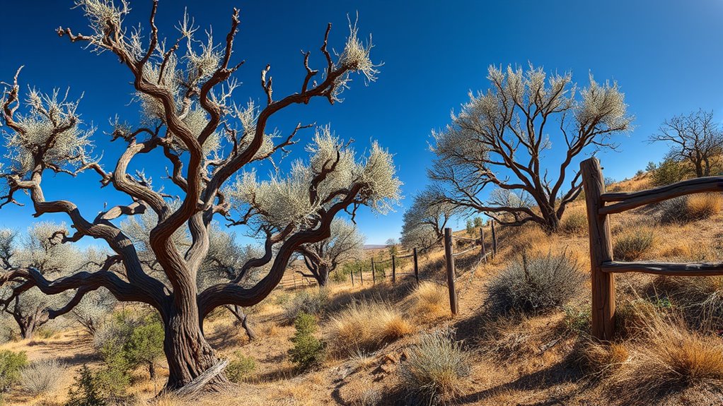 desert plants and barriers