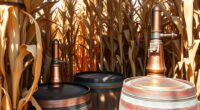 distilling equipment and grain storage