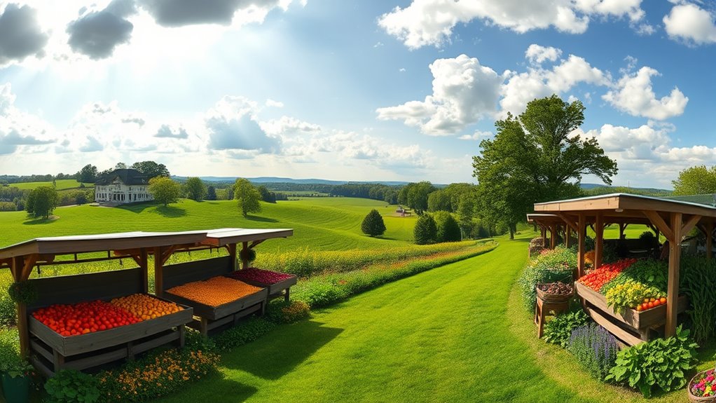 estate gardens to farm markets