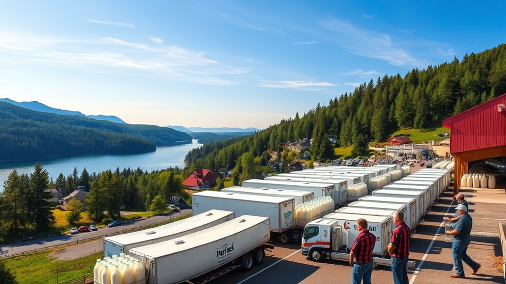 farm to table dairy logistics