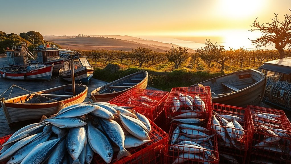 farming and fishing economies