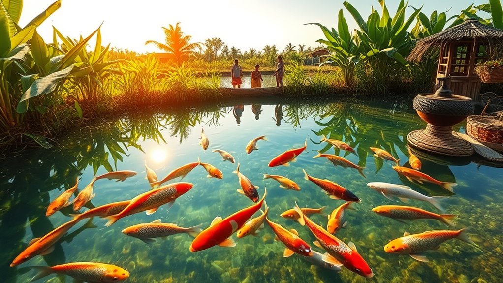 fishponds enhance food security