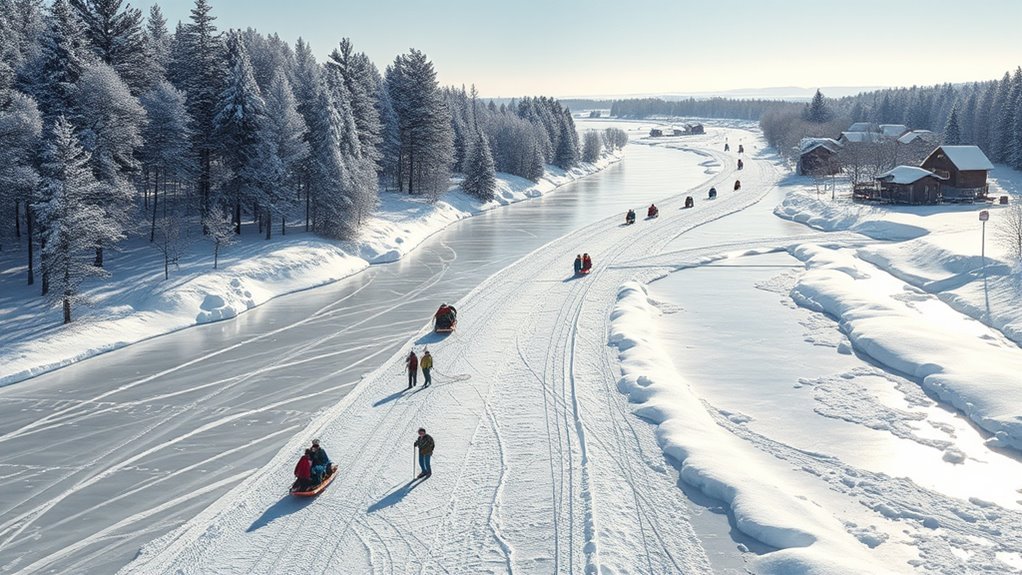 frozen river trade routes