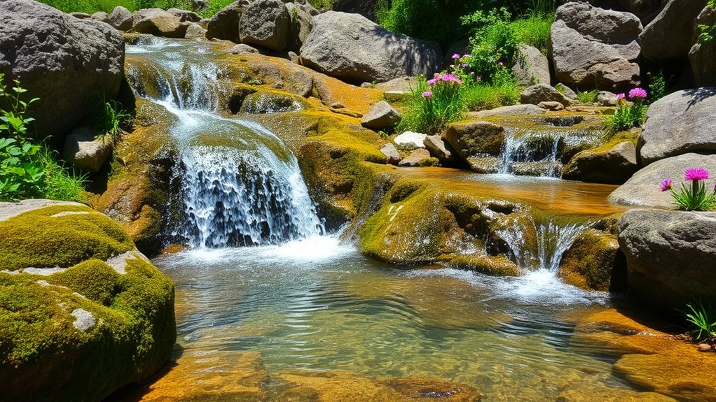 gravity driven spring water protection