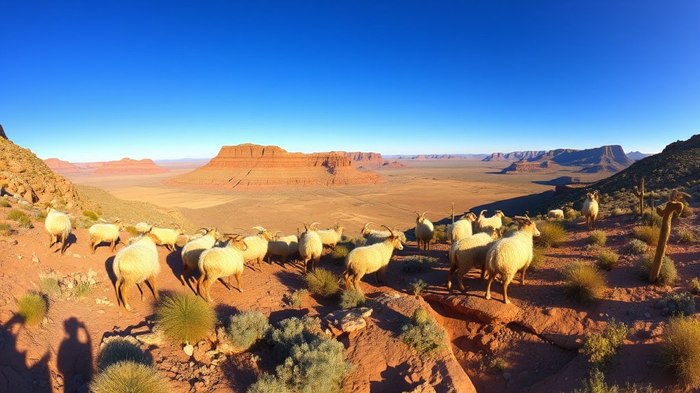 high desert sheep goats