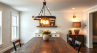 layered modern farmhouse lighting