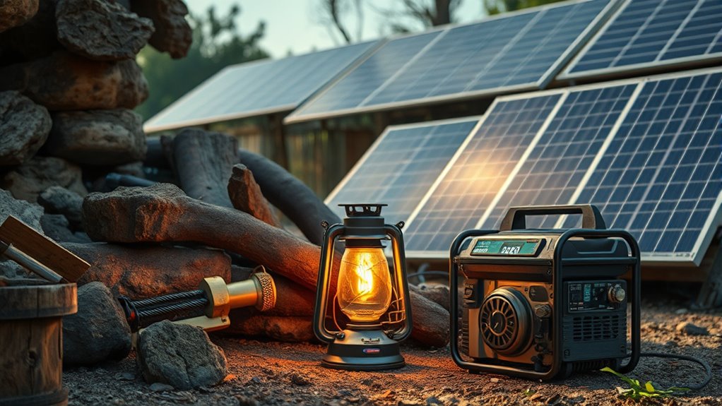 lighting options and power sources