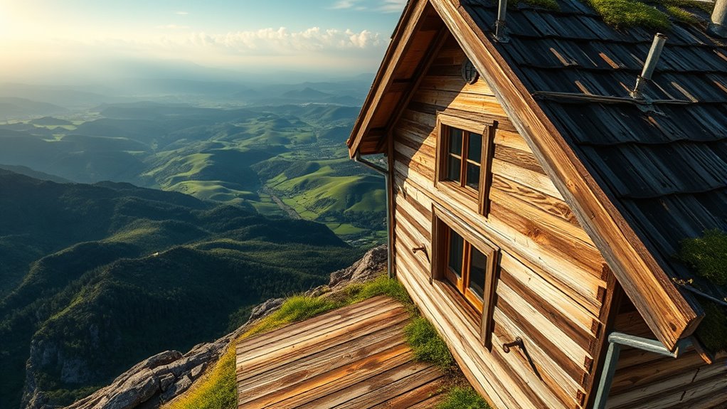 lofted barns with gambrel roofs