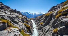 mountain water diversion channels