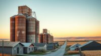 north dakota grain towns