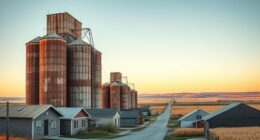 north dakota grain towns