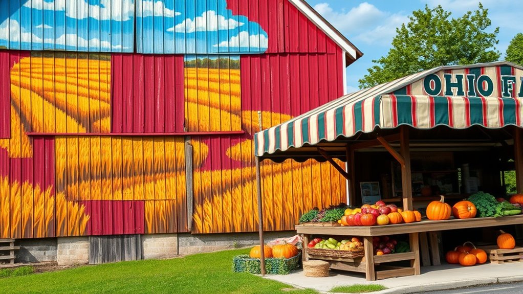 ohio s vibrant agricultural murals