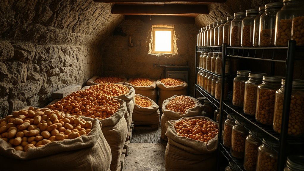 optimal potato storage conditions
