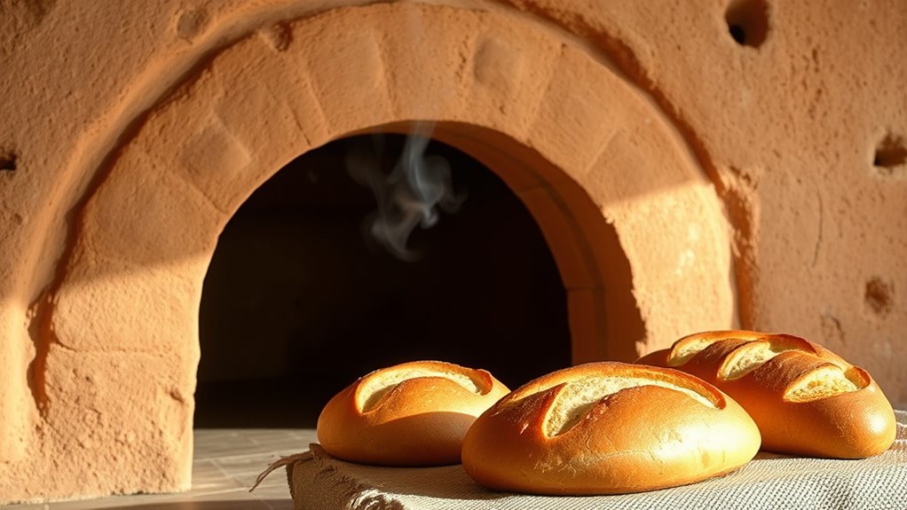 oven baked bread preparation