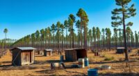 pine forestry and turpentine camps