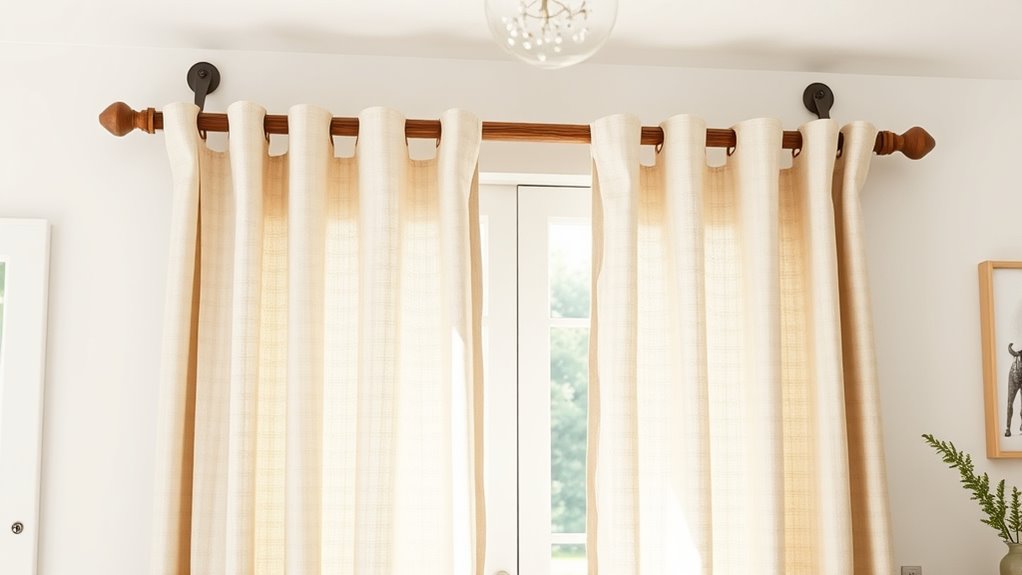 quick farmhouse curtain hacks