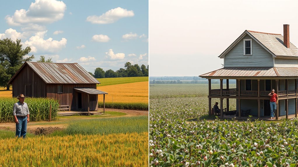 regional tenant farming disparities