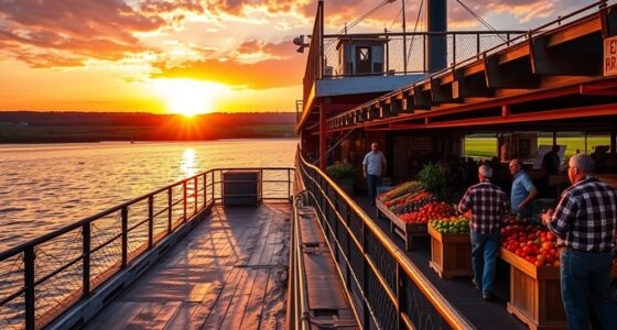 river crossings and agriculture