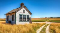 rural minnesota prairie schoolhouses