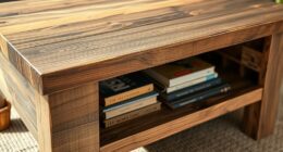 rustic coffee tables with storage