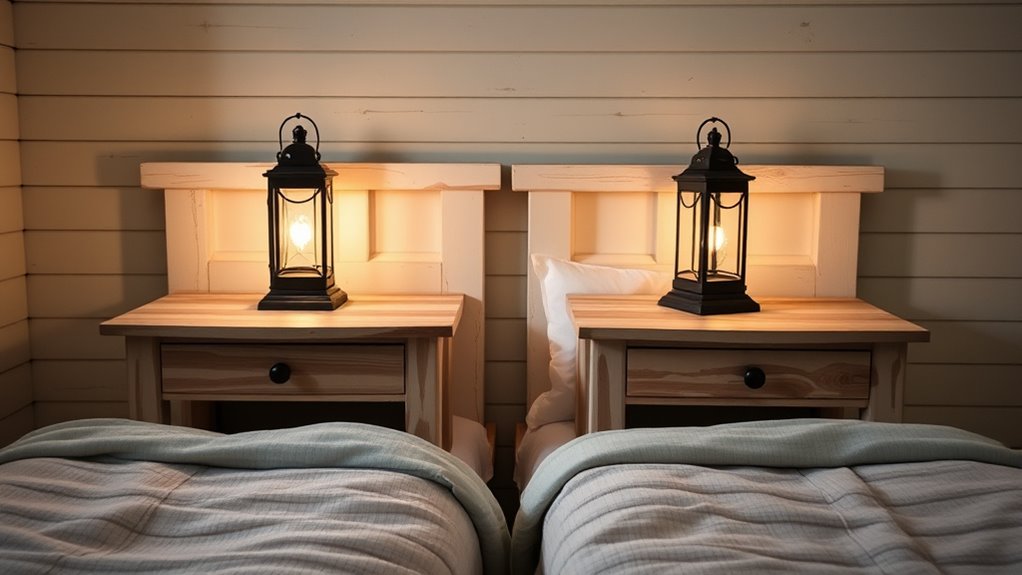 rustic small space storage