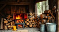 safe wood heating methods