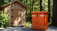 secure outbuilding food storage