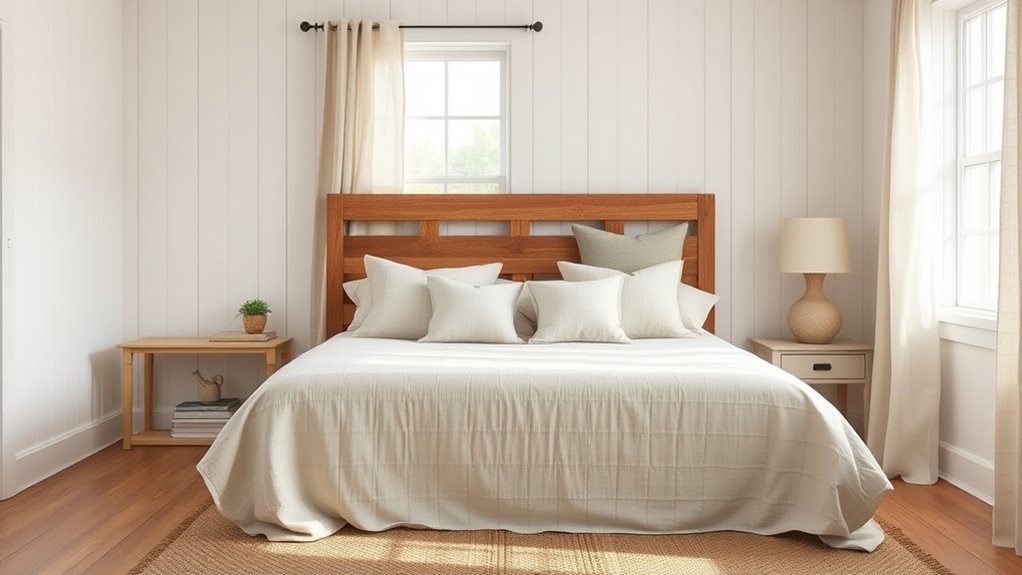 simple cozy farmhouse bedrooms