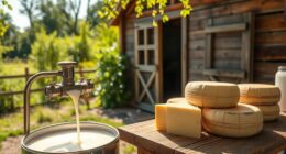 small farm dairy production