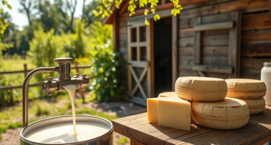 small farm dairy production