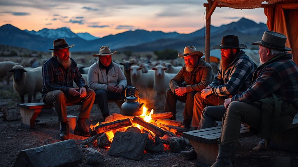 stories around campfire