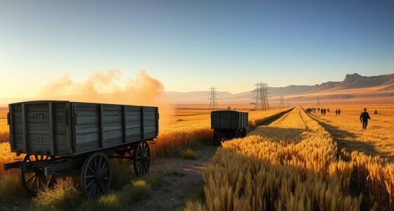 wagons wheat and war