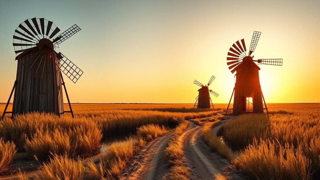 windmill powered prairie irrigation