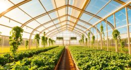 year round solar greenhouse cultivation